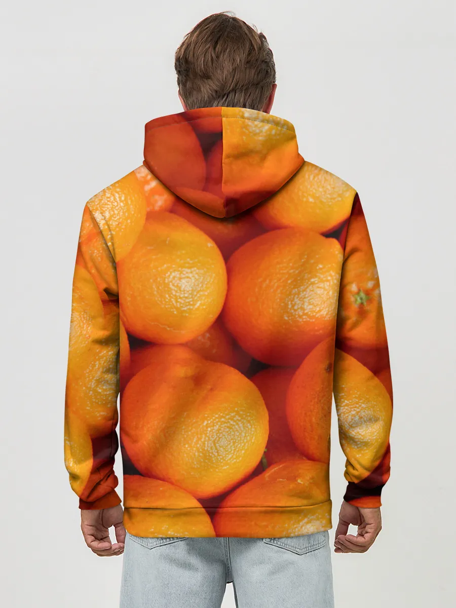 Худи мужской база хлопок / Мандаринчик чик