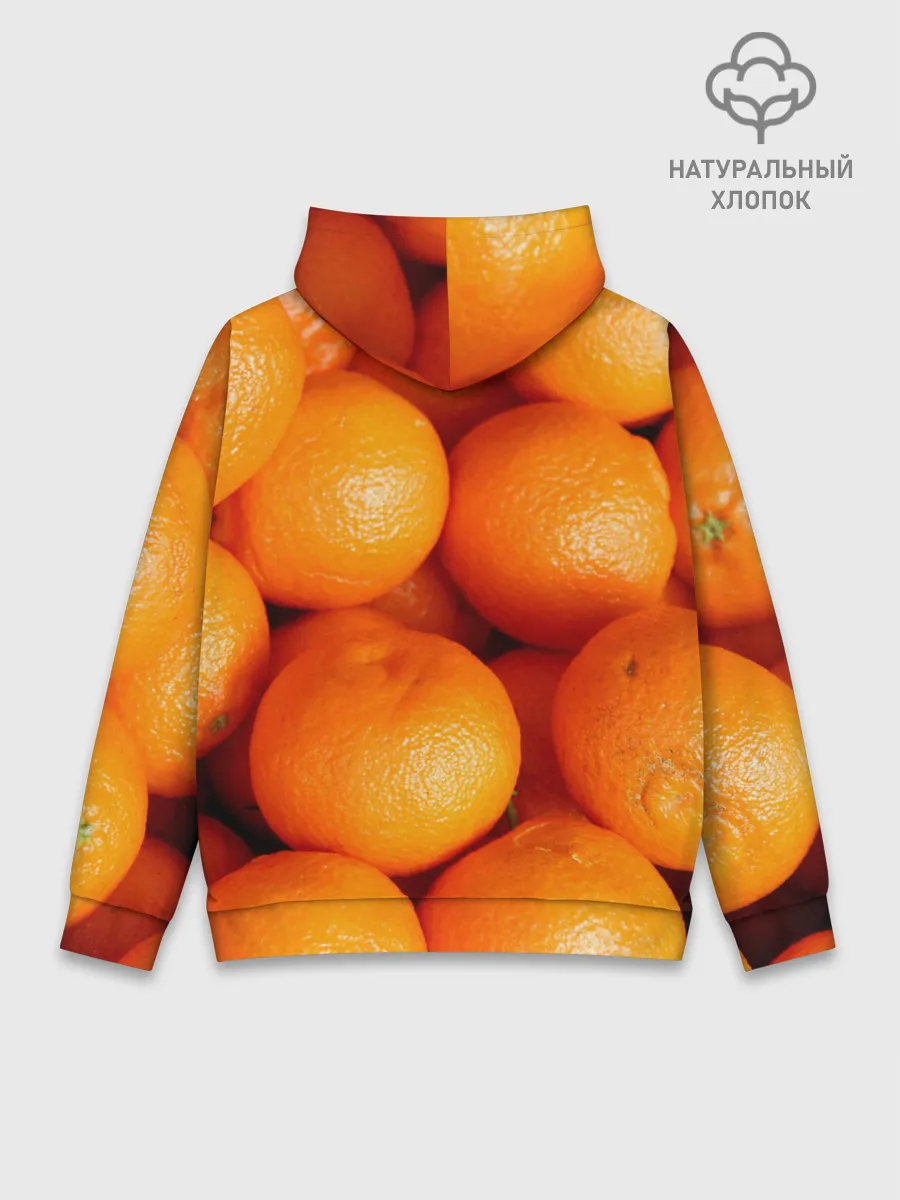 Худи мужской база хлопок / Мандаринчик чик