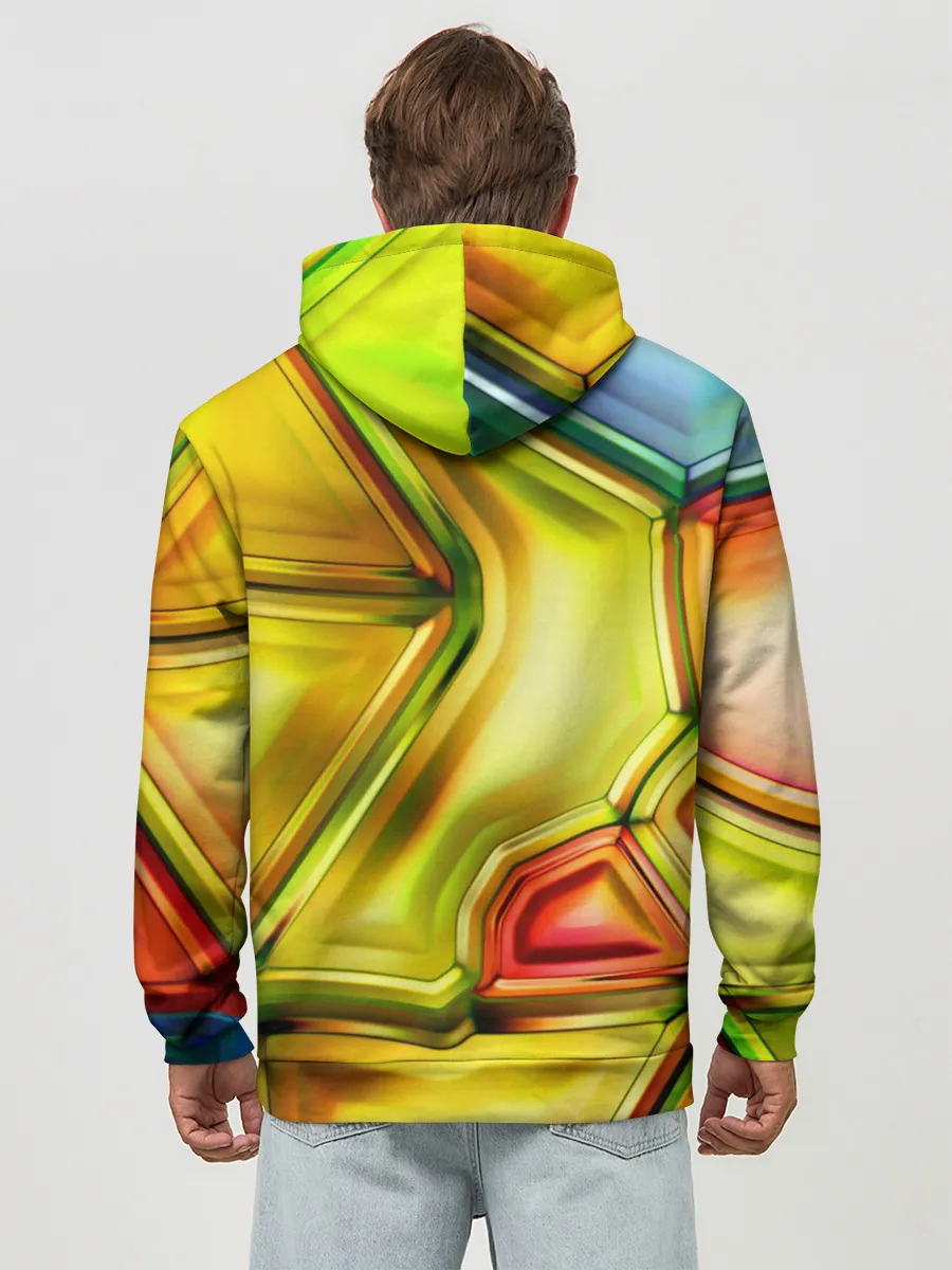 Худи мужской база хлопок / Абстрактная абстракция