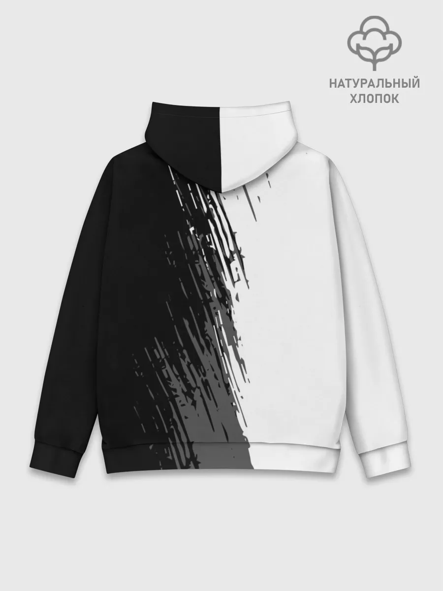 Худи мужской база хлопок / Берсерк чёрной маска