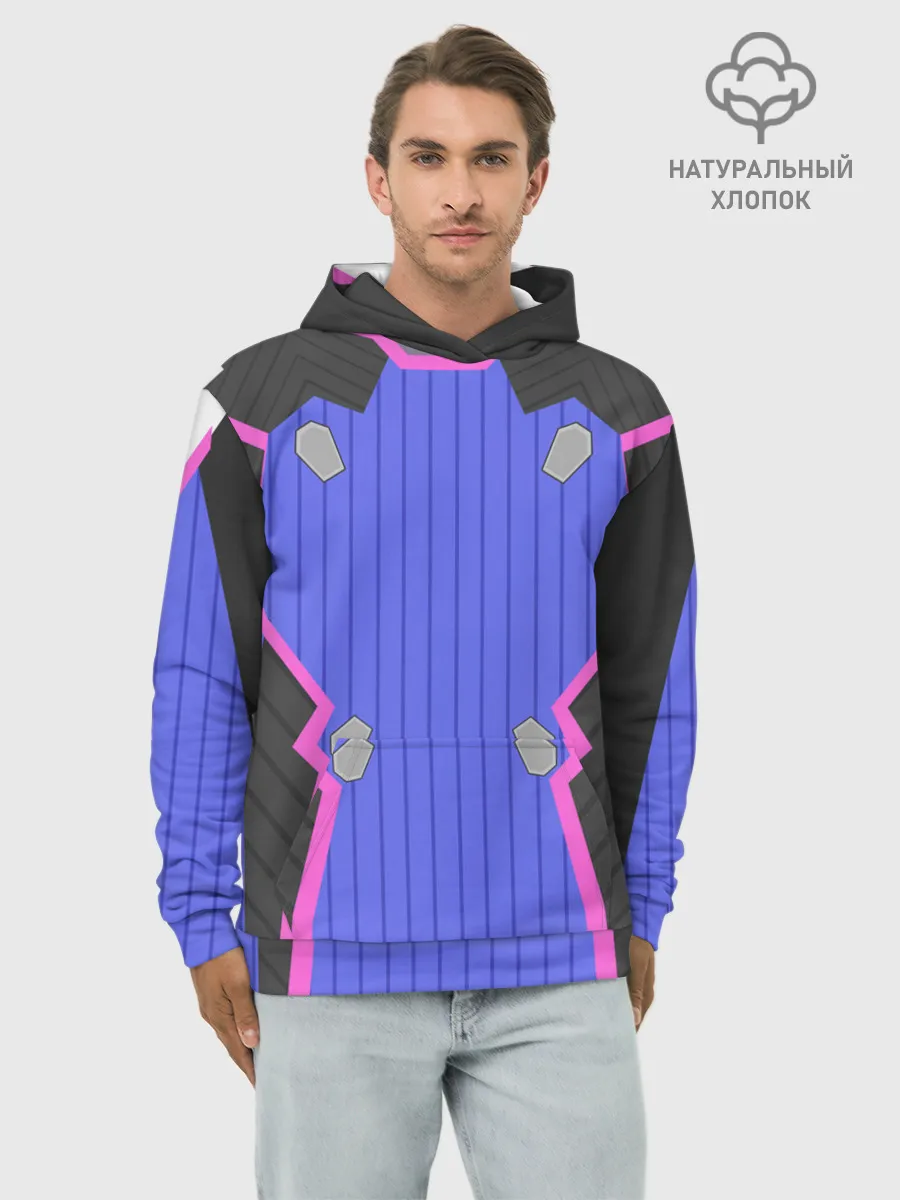 Худи мужской база хлопок / НЕОНОВЫЙ КОСТЮМ / БРОНЯ / УНИСЕКС