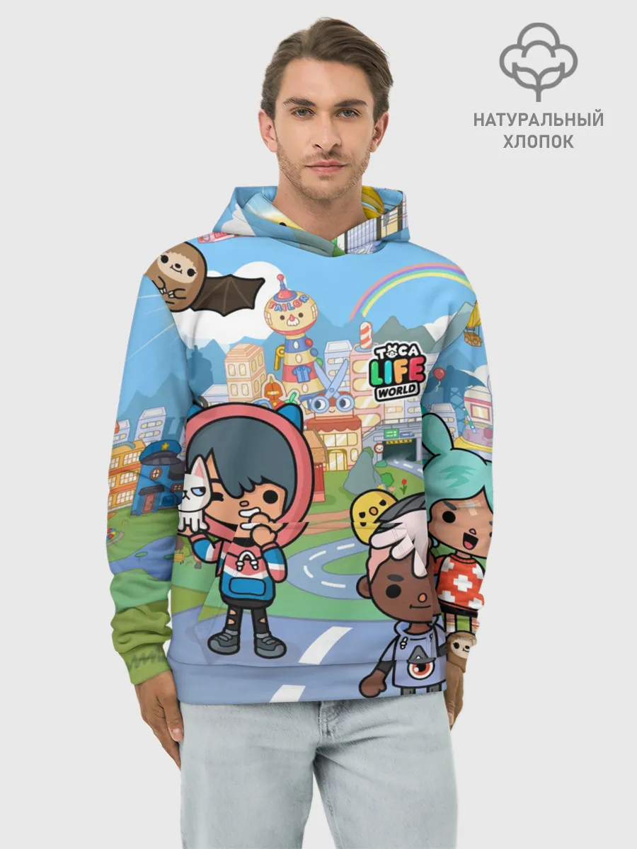 Худи мужской база хлопок / Toca Boca | Город