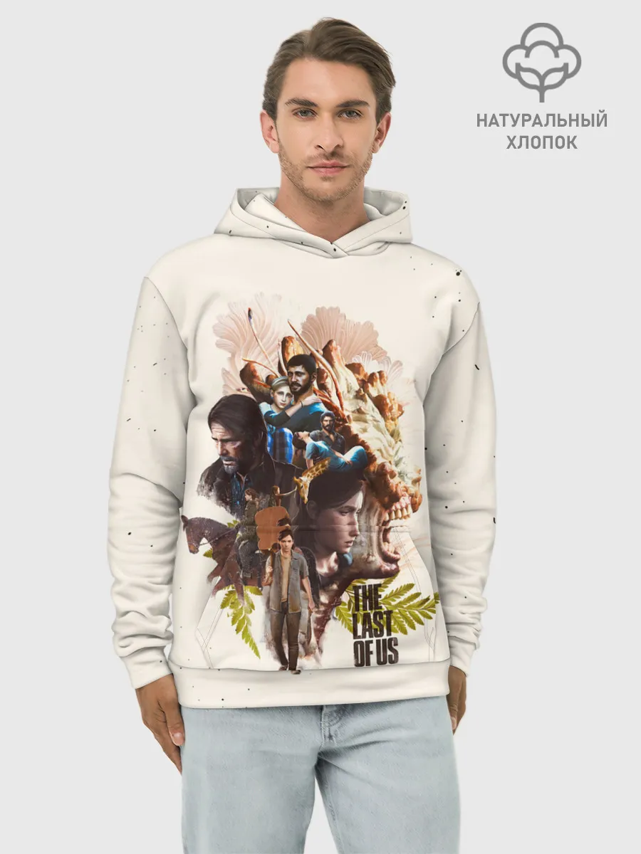 Худи мужской база хлопок / THE LAST OF US 2 НОВАЯ ИСТОРИЯ