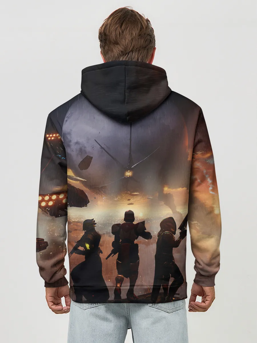 Худи мужской база хлопок / DESTINY 2 ВОЙНА, СТРАЖИ