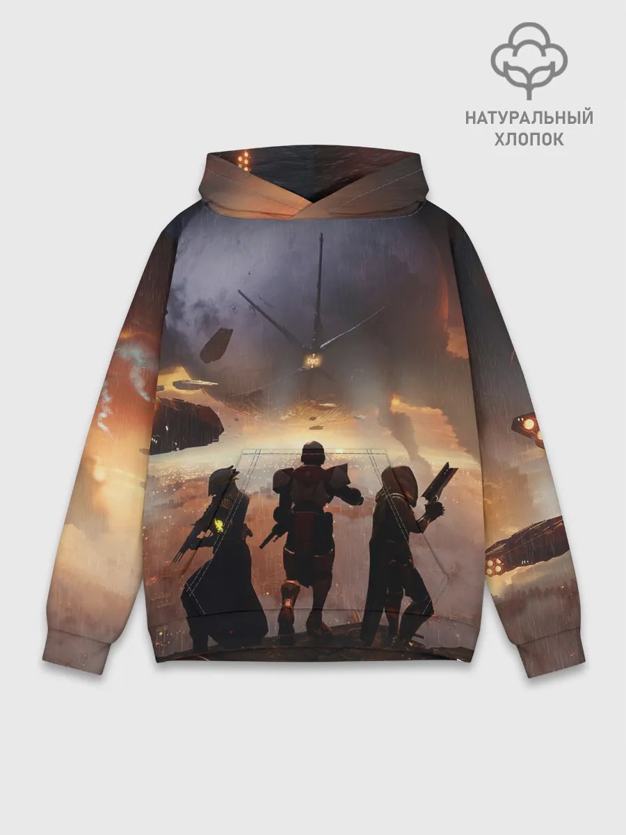 Худи мужской база хлопок / DESTINY 2 ВОЙНА, СТРАЖИ