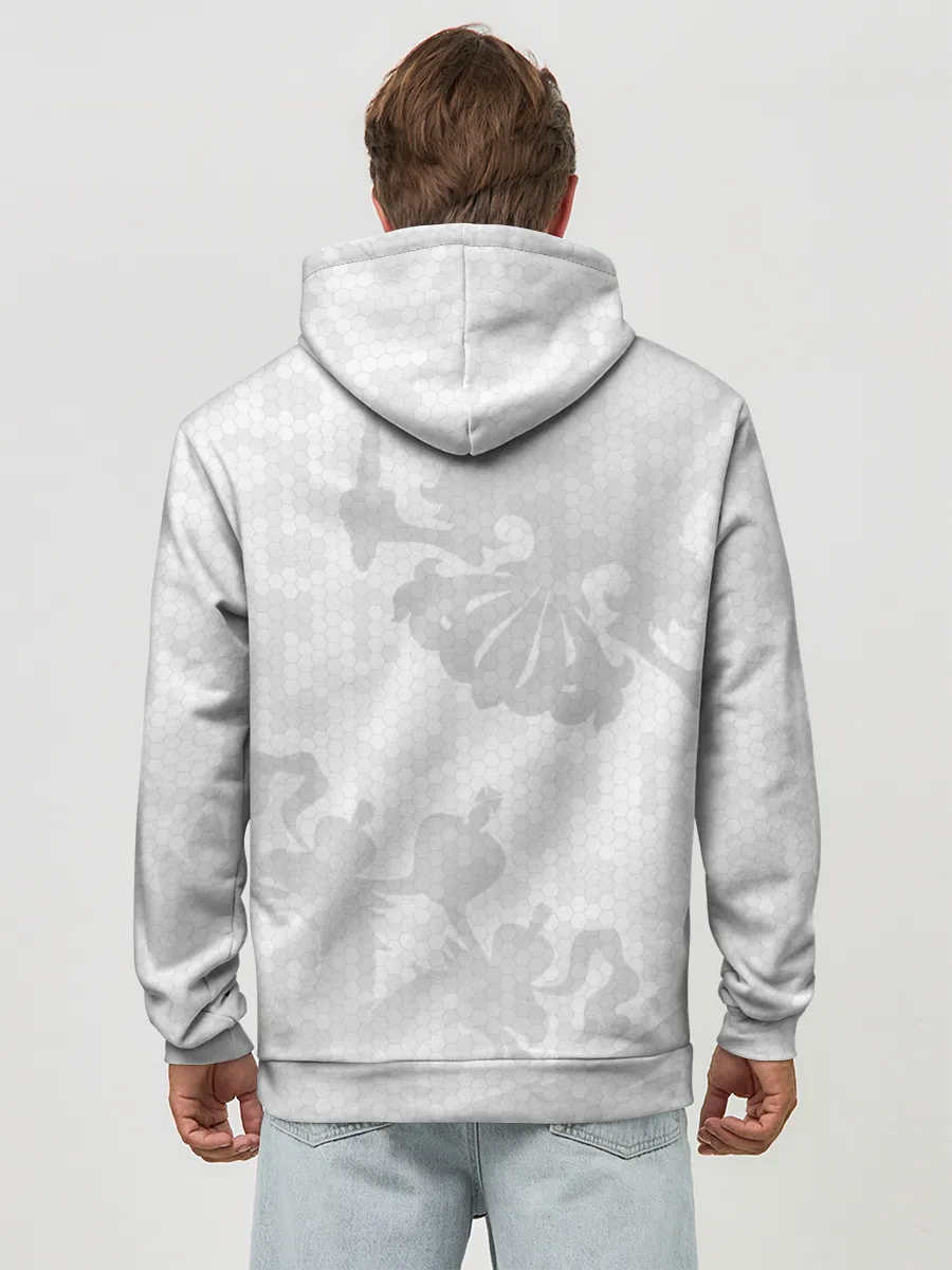 Худи мужской база хлопок / Герб России