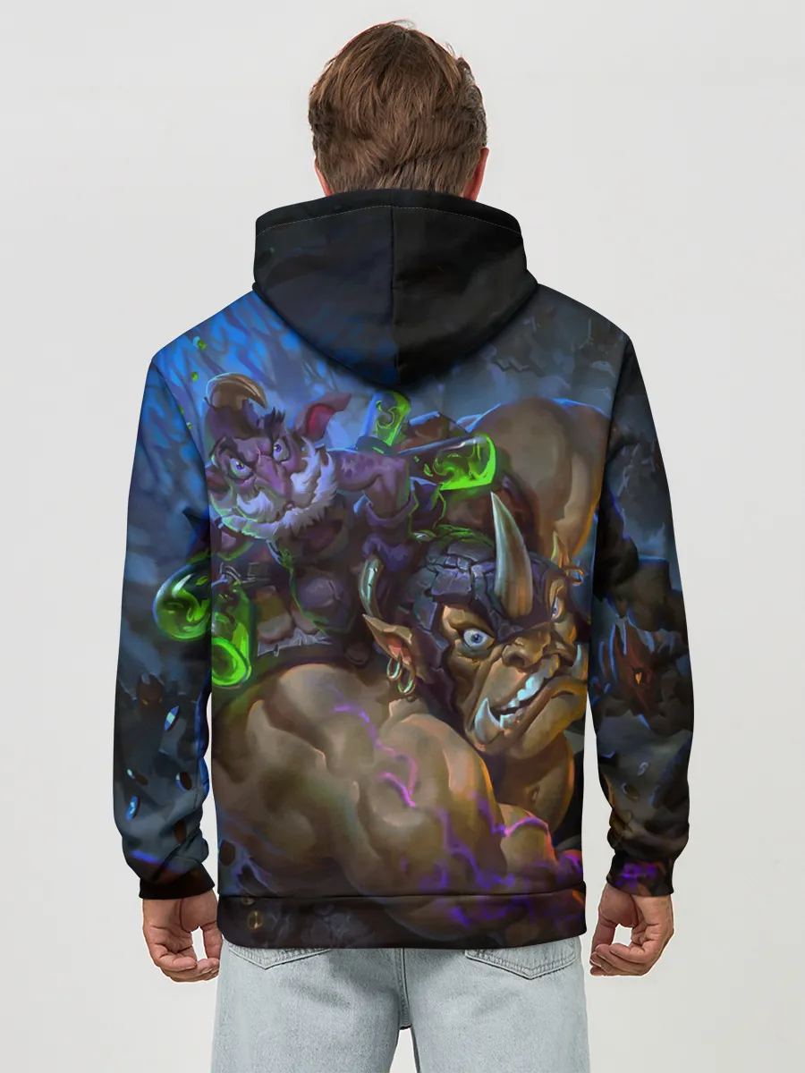 Худи мужской база хлопок / Алхимик, ДОТА