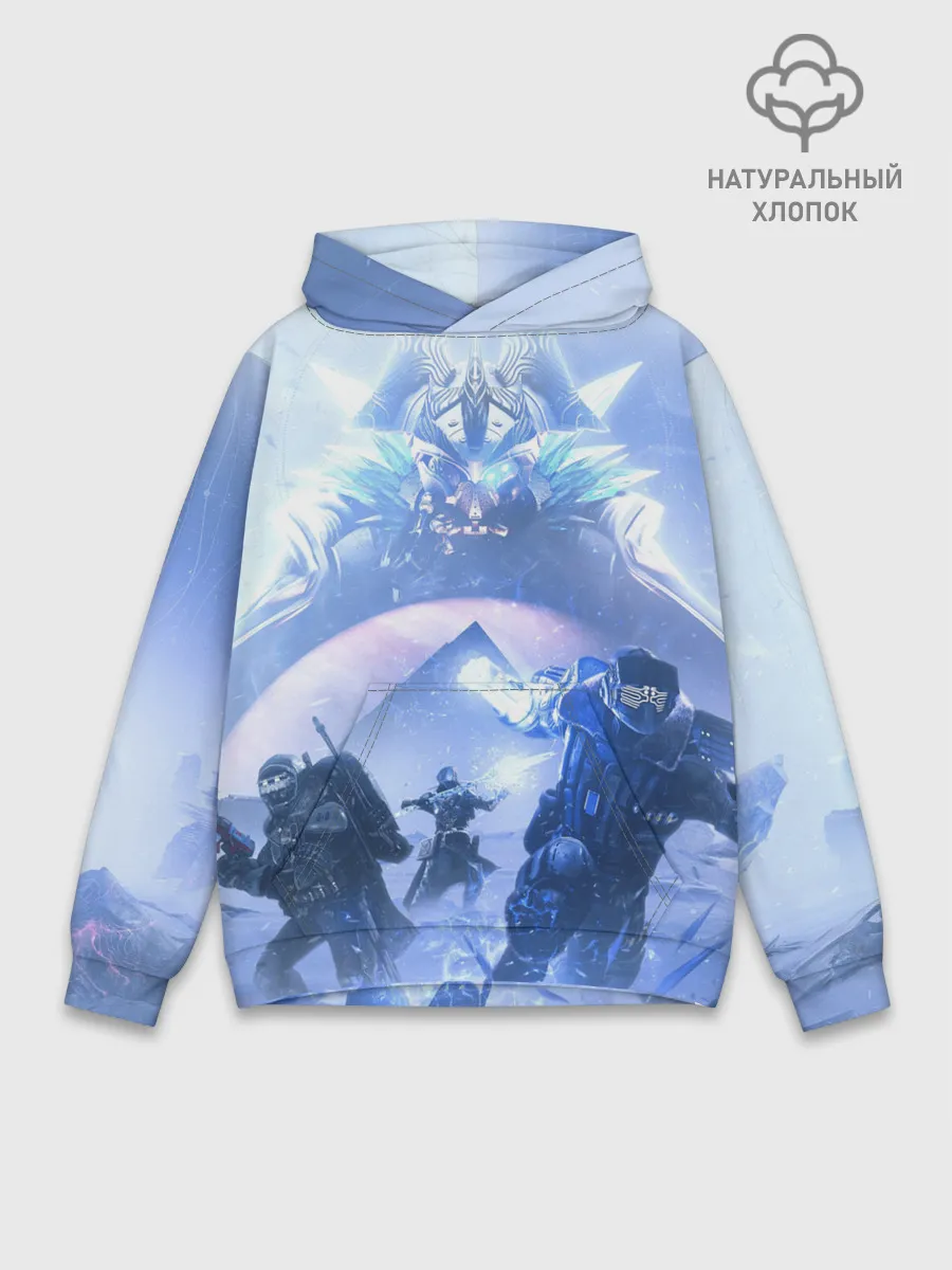 Худи мужской база хлопок / DESTINY 2 ЛЕДЯНОЙ МАРС / СТРАЖИ