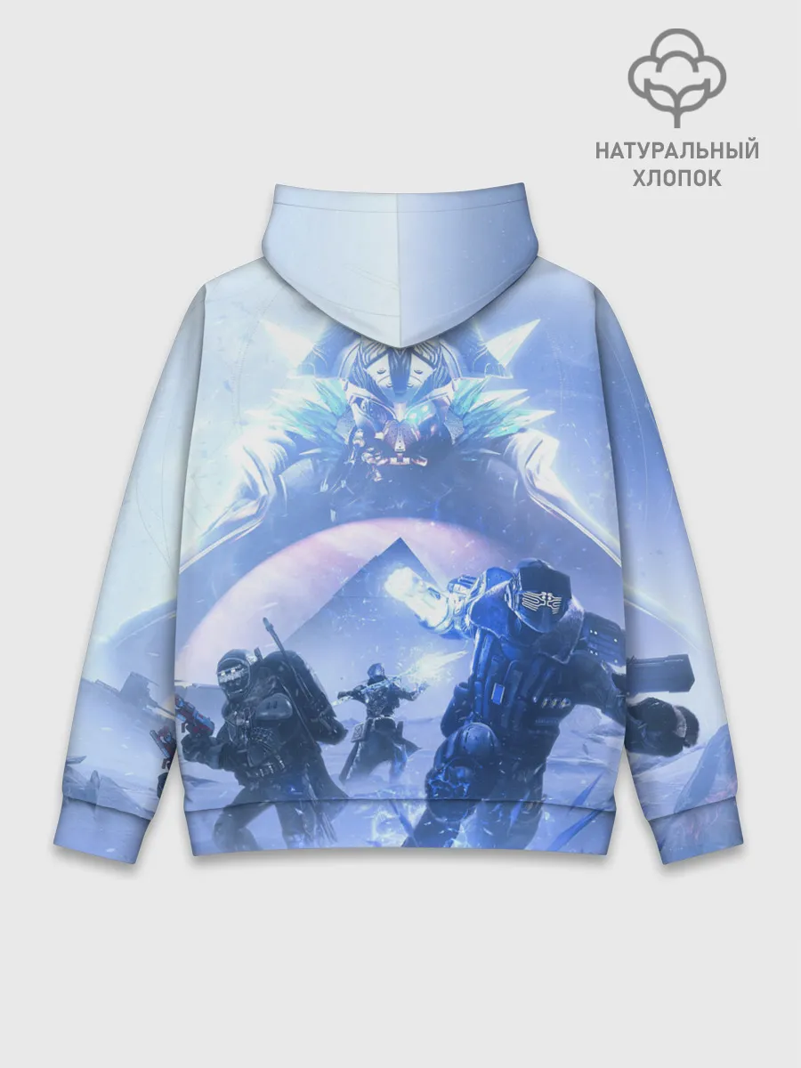 Худи мужской база хлопок / DESTINY 2 ЛЕДЯНОЙ МАРС / СТРАЖИ