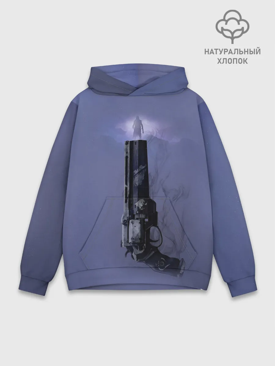 Худи мужской база хлопок / DESTINY 2 КЕЙД 6 И ЕГО РЕВОЛЬВЕР