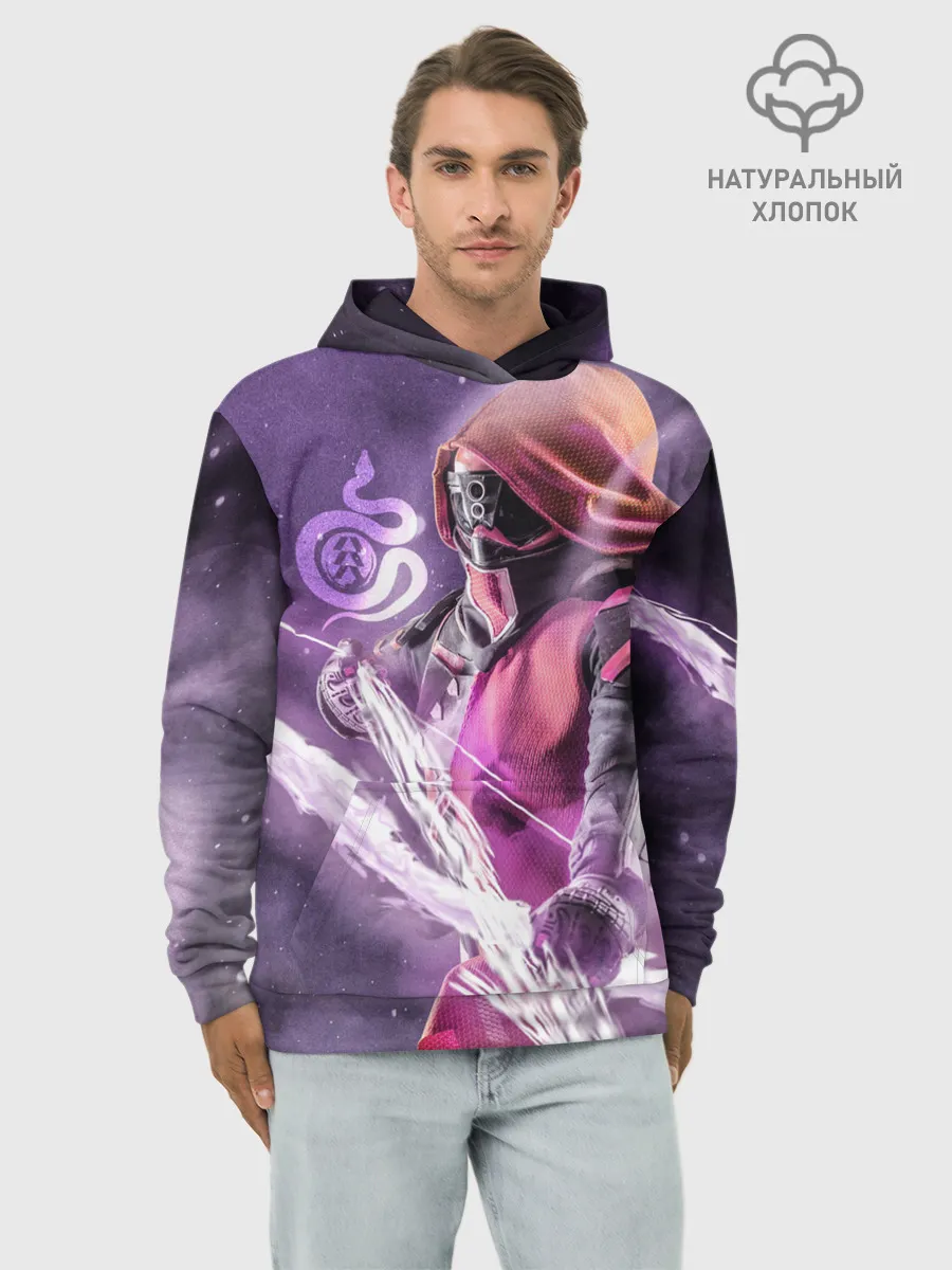 Худи мужской база хлопок / DESTINY 2 HUNTER LOGO