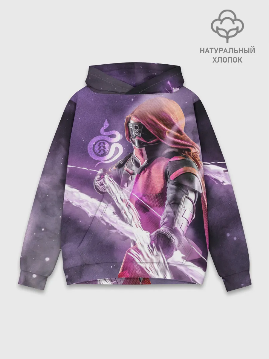 Худи мужской база хлопок / DESTINY 2 HUNTER LOGO