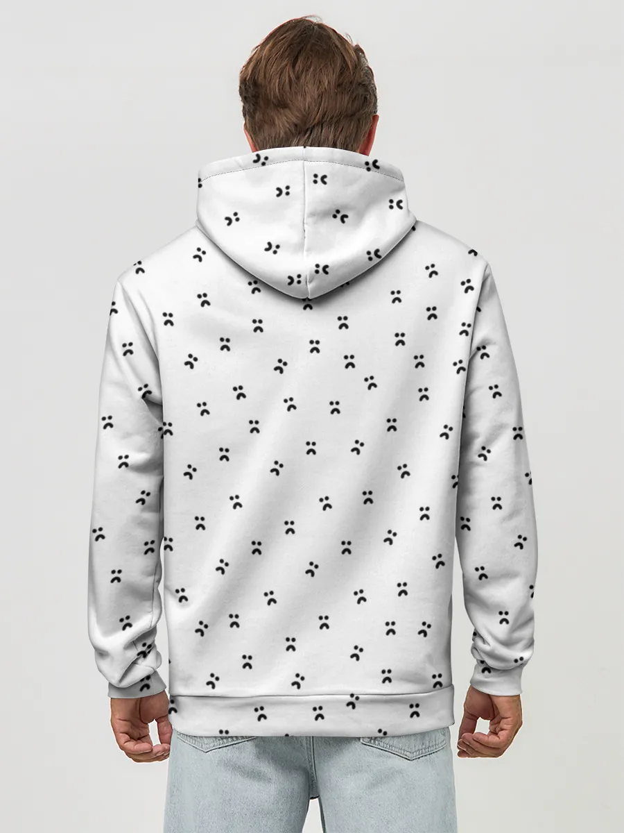 Худи мужской база хлопок / Нахмурившееся лицо