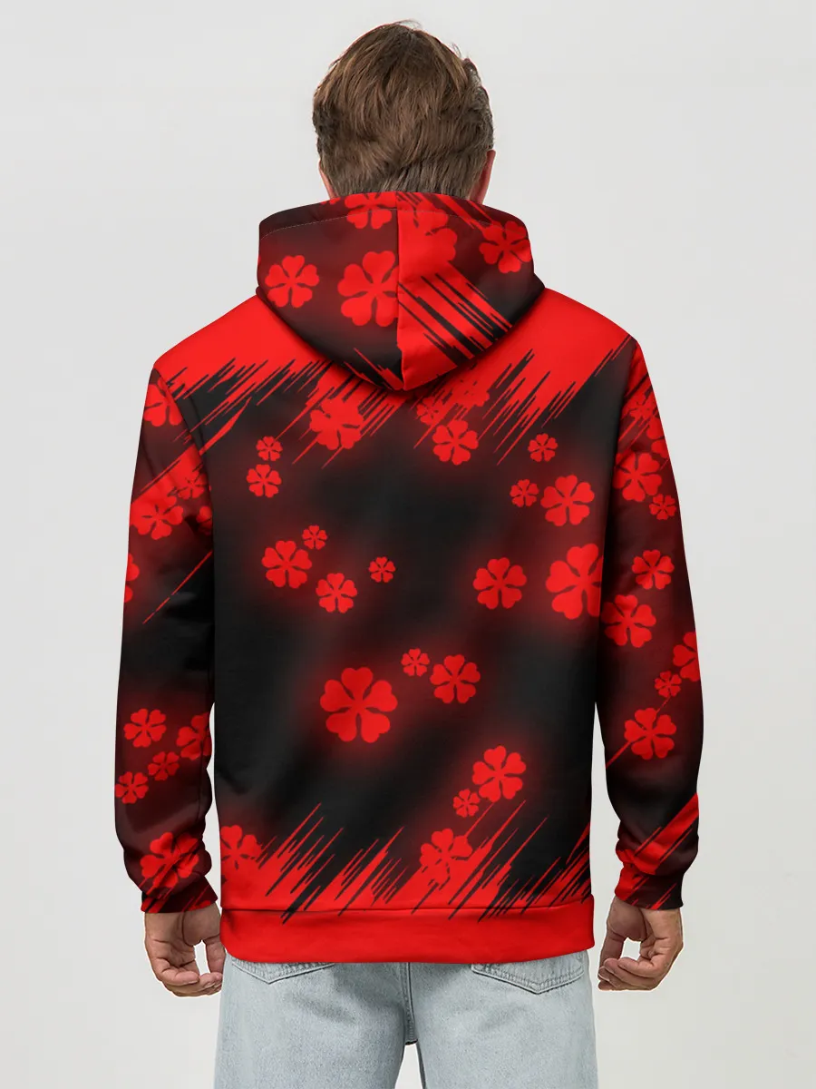 Худи мужской база хлопок / Чёрный клевер: Освещение