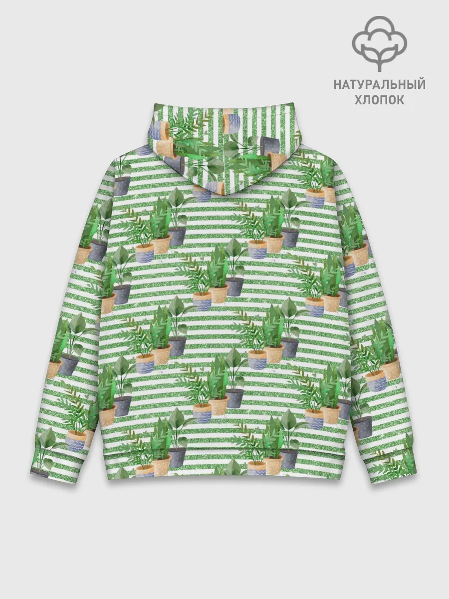 Худи мужской база хлопок / Комнатные цветы