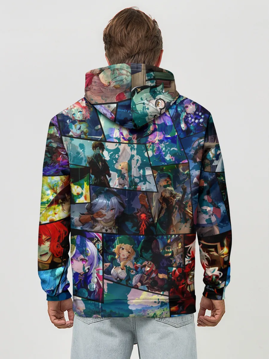 Худи мужской база хлопок / Kaeya | Genshin Impact