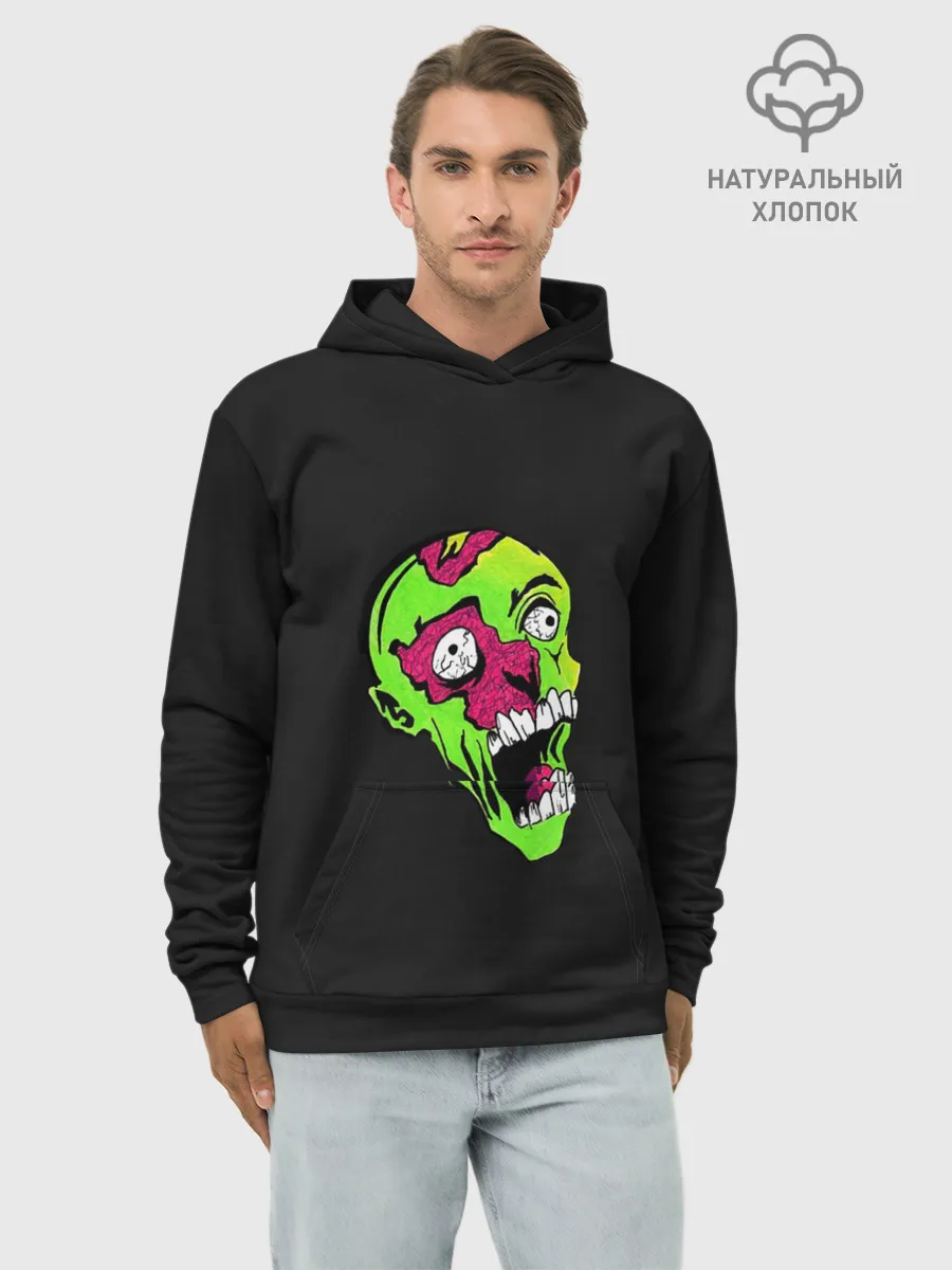 Худи мужской база хлопок / Undead. Cartoon Style