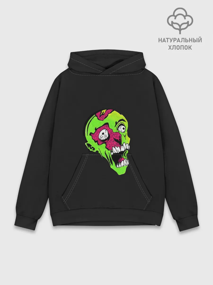 Худи мужской база хлопок / Undead. Cartoon Style