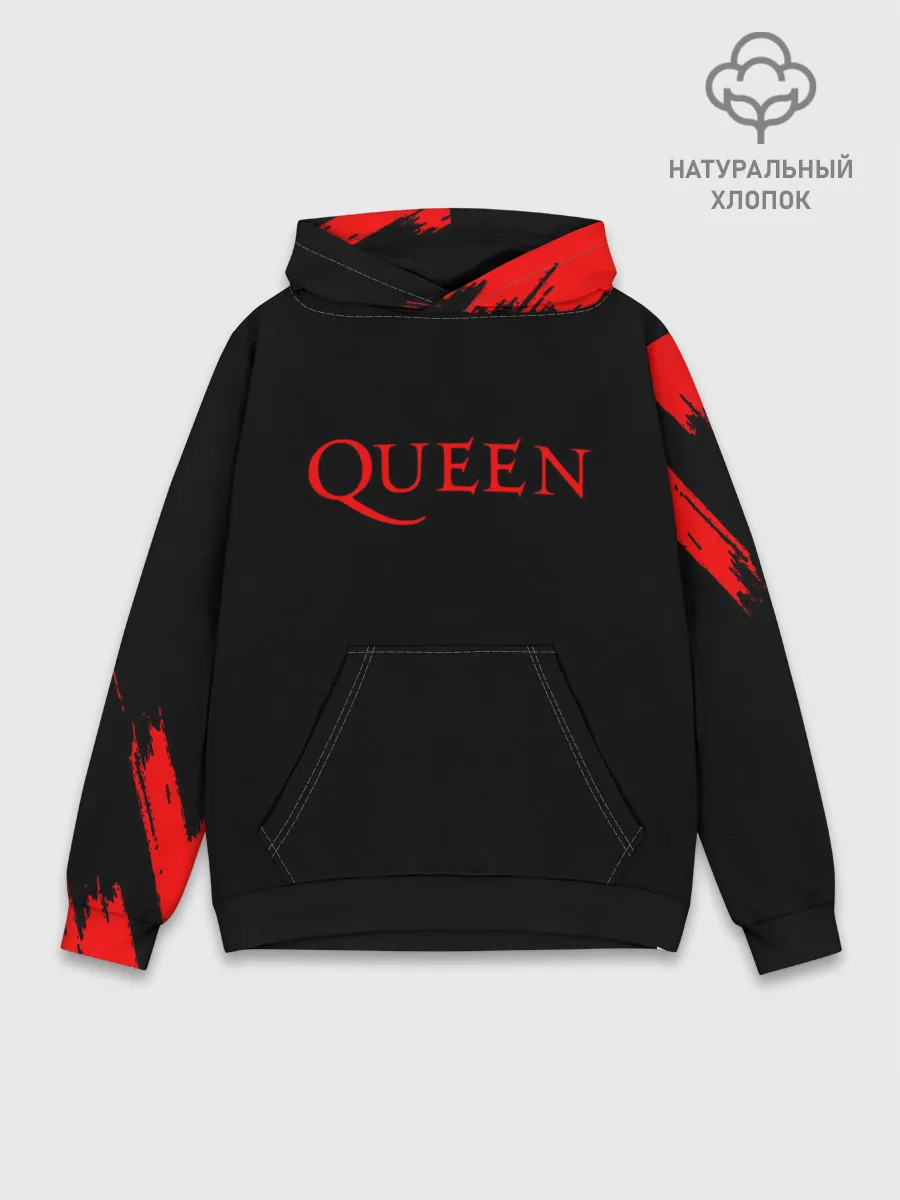 Худи мужской база хлопок / QUEEN,