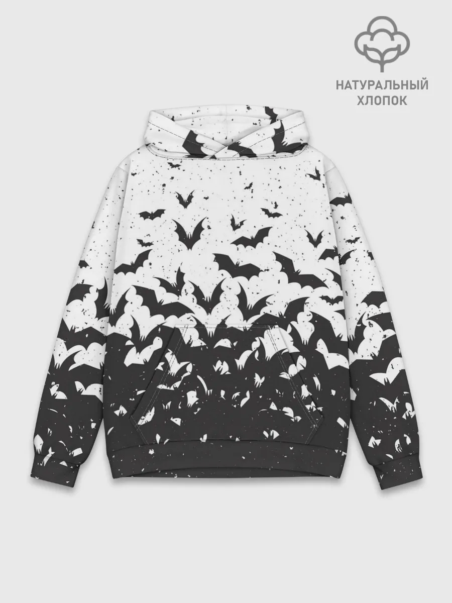 Худи мужской база хлопок / Летучие кровососы