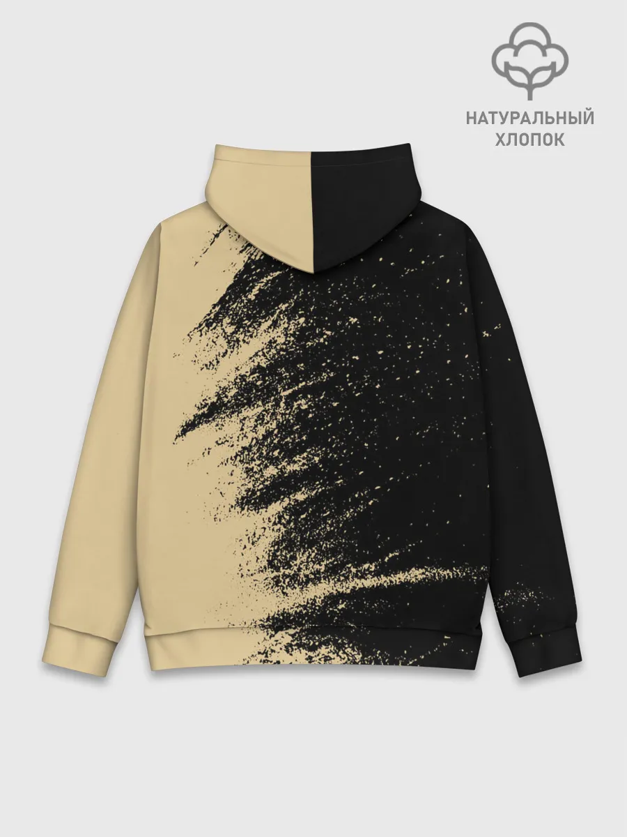 Худи мужской база хлопок / Black clover bull.