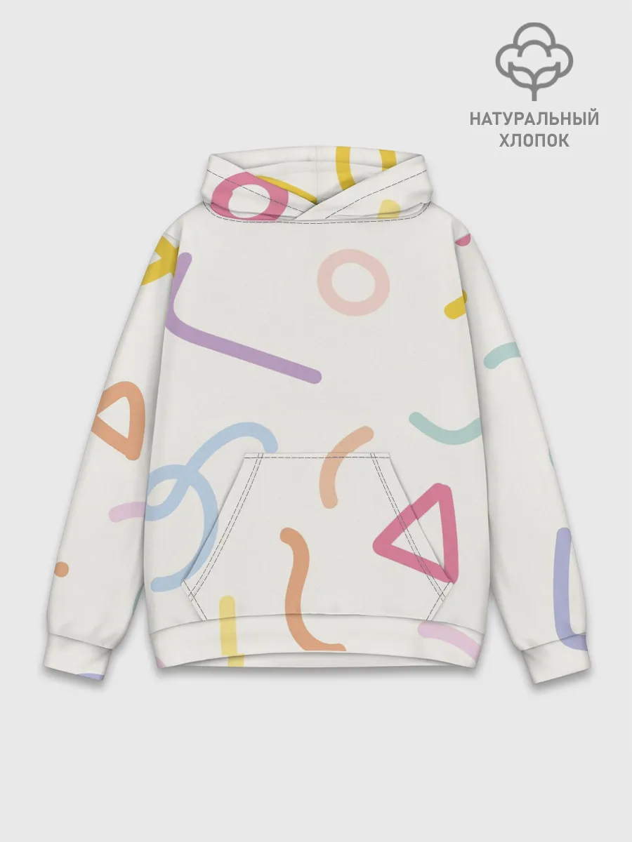 Худи мужской база хлопок / Разные линии