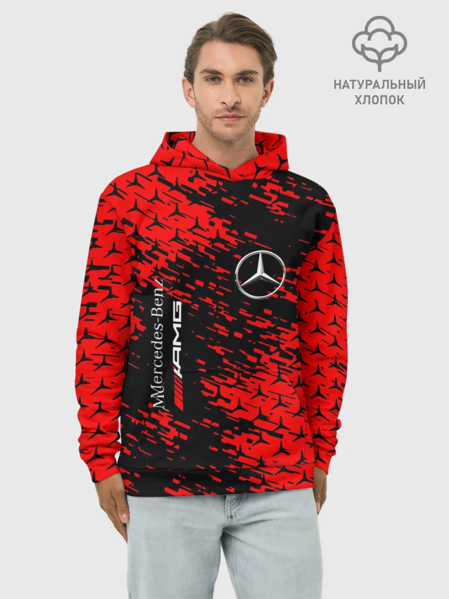Худи мужской база хлопок / Merсedes.