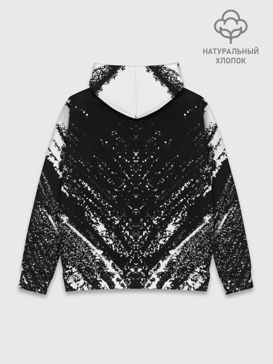 Худи мужской база хлопок / БЕРСЕРК ГАТС брызги краски