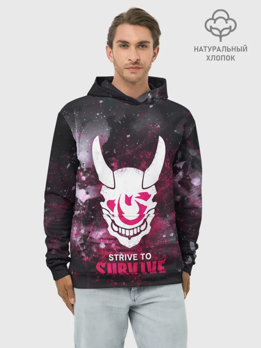 Худи мужской база хлопок / Guilty gear strive