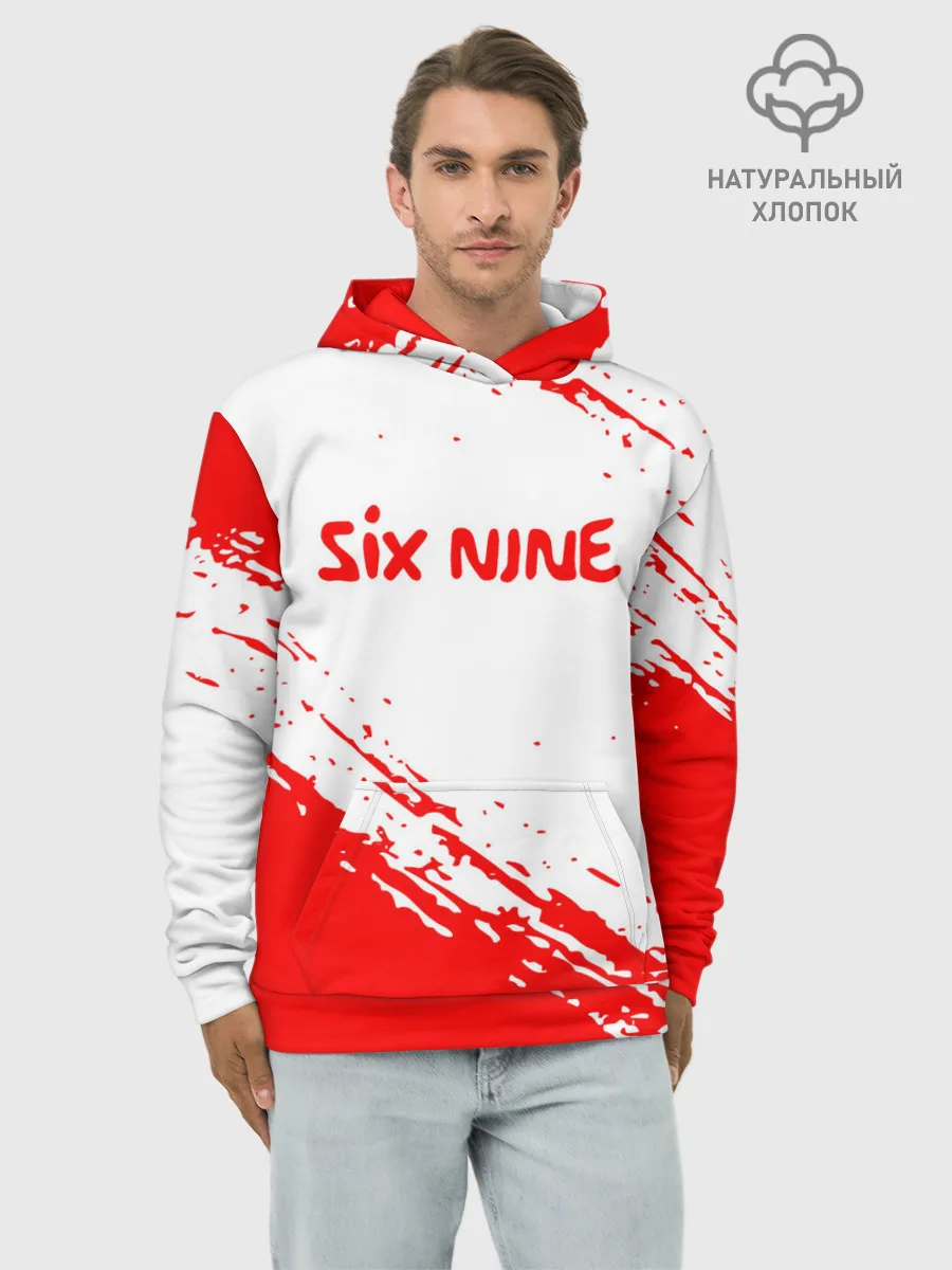 Худи мужской база хлопок / 6IX9INE