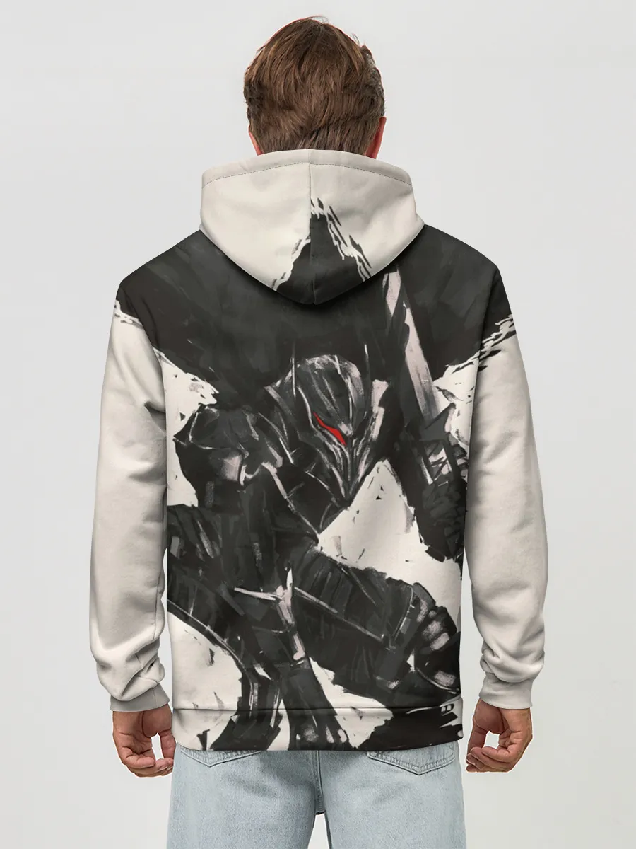 Худи мужской база хлопок / BERSERK ILLUSTRATION | БЕРСЕРК