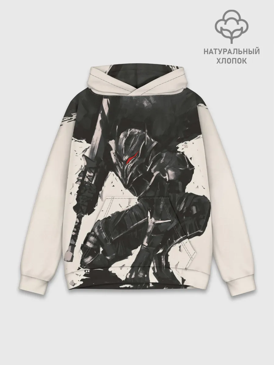 Худи мужской база хлопок / BERSERK ILLUSTRATION | БЕРСЕРК
