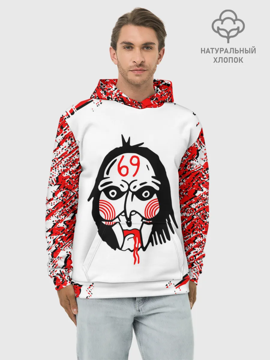 Худи мужской база хлопок / 6IX9INE,