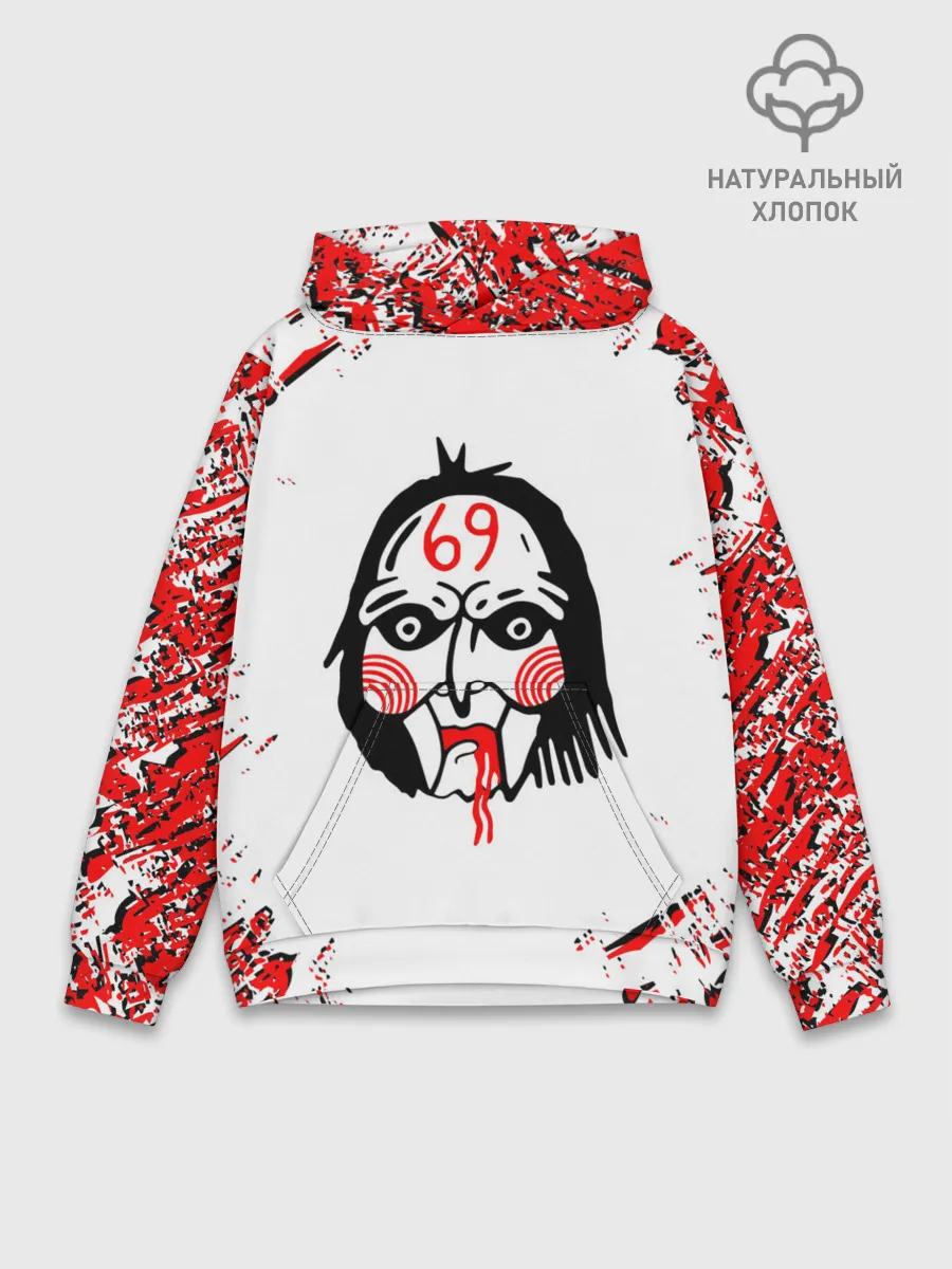 Худи мужской база хлопок / 6IX9INE,