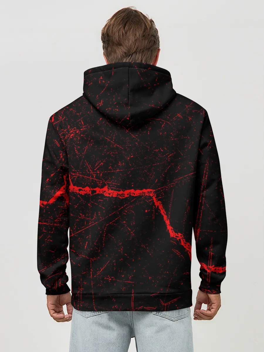 Худи мужской база хлопок / Berserk: Трещена.