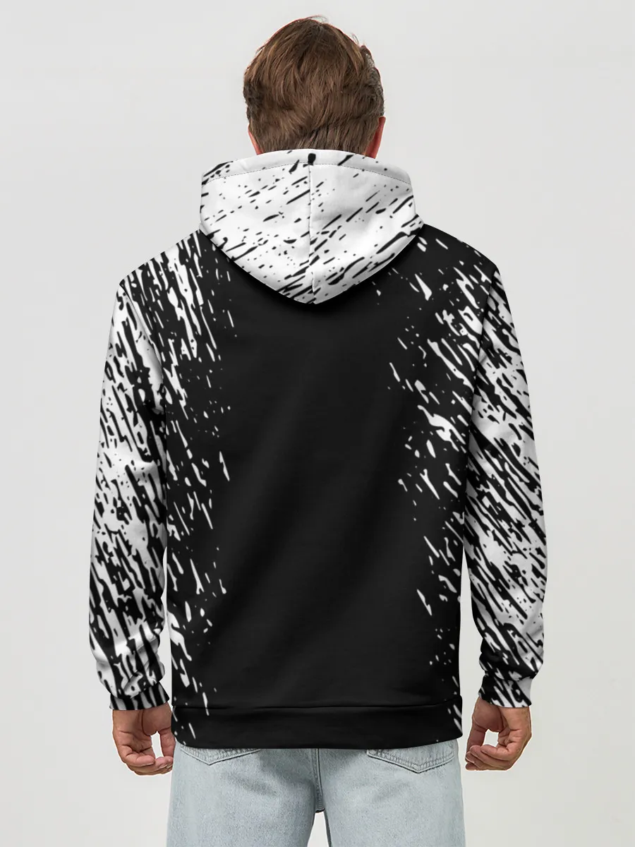 Худи мужской база хлопок / Берсерк серьезный взгляд.