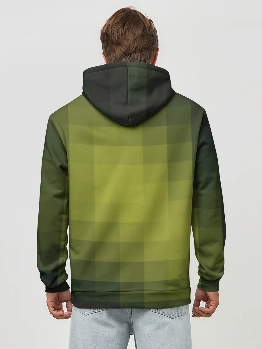 Худи мужской база хлопок / Милитари мозаика