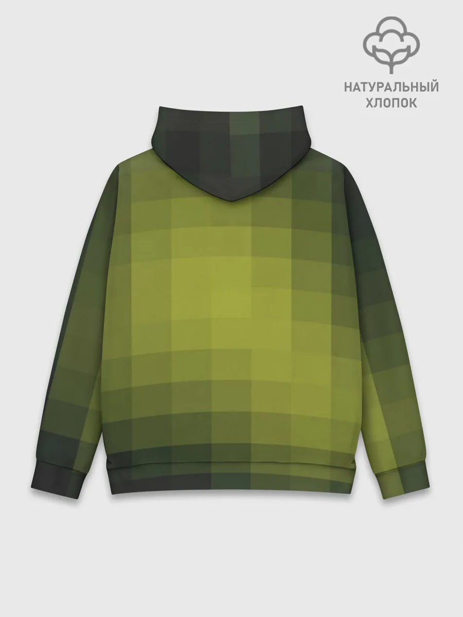 Худи мужской база хлопок / Милитари мозаика