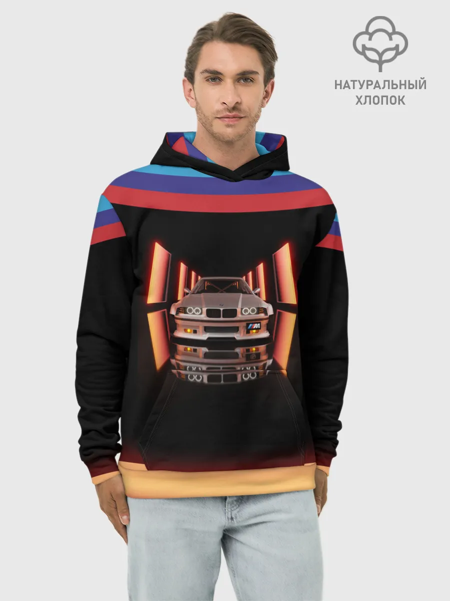 Худи мужской база хлопок / БЭХА Мка | BMW M