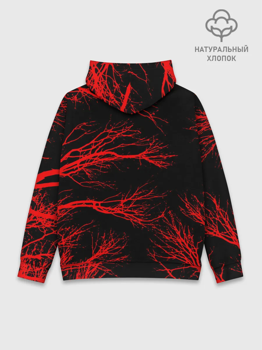 Худи мужской база хлопок / Berserk: Ветки деревьев