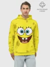 Худи мужской база хлопок / Губка Боб / SpongeBob