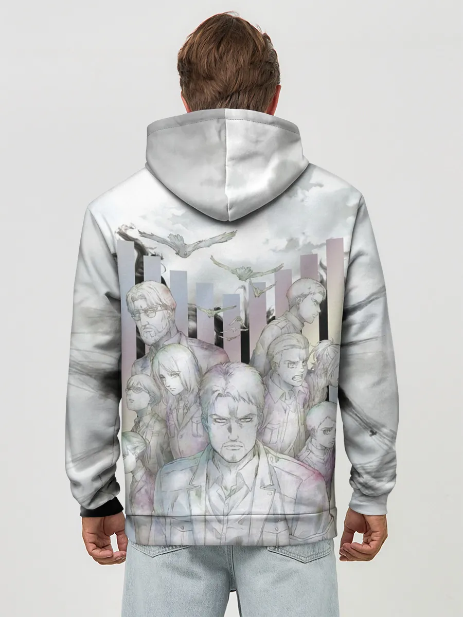 Худи мужской база хлопок / Райнер и Воины Марли