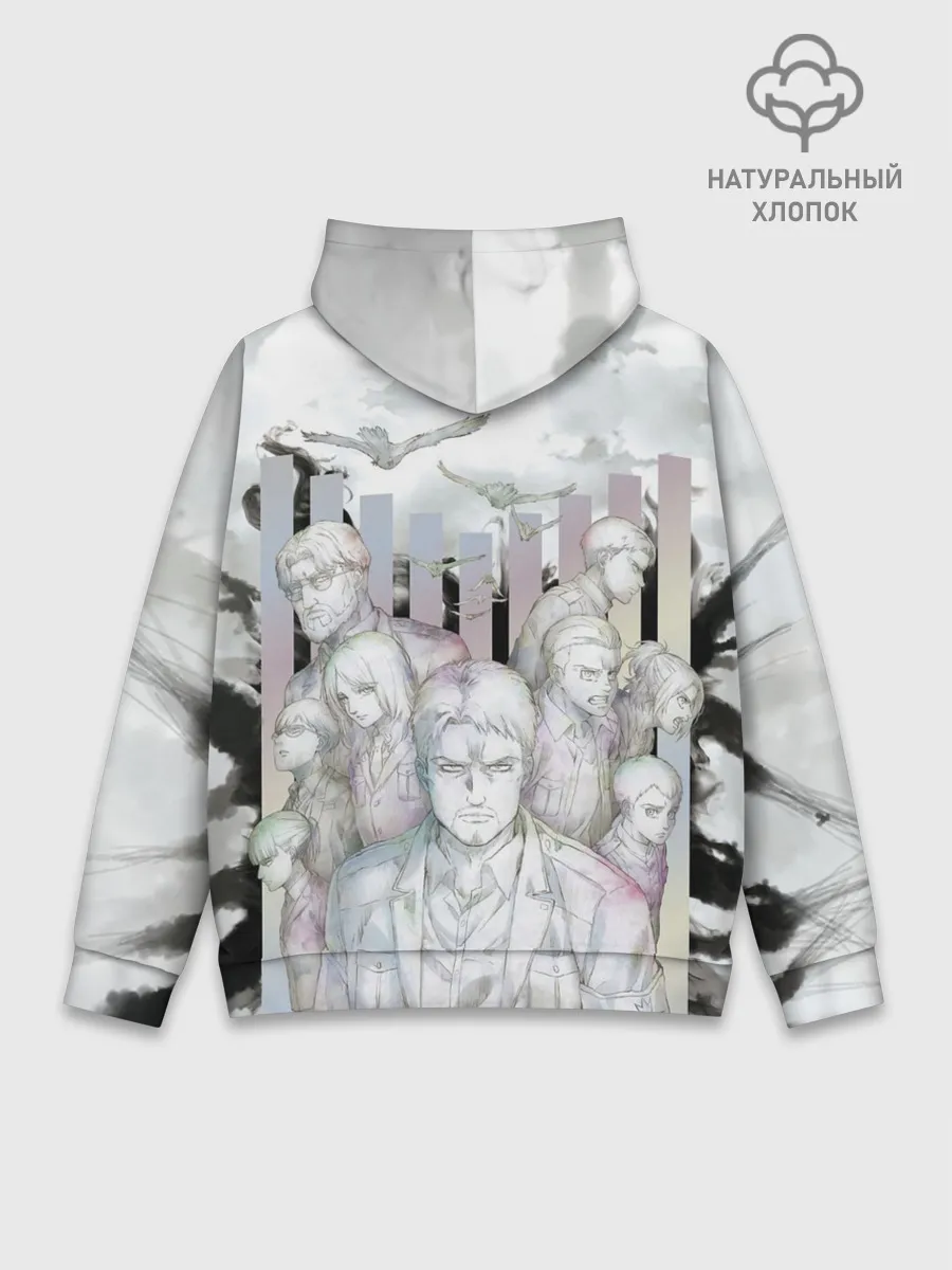 Худи мужской база хлопок / Райнер и Воины Марли