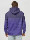 Худи мужской база хлопок / Фиолетовые краски