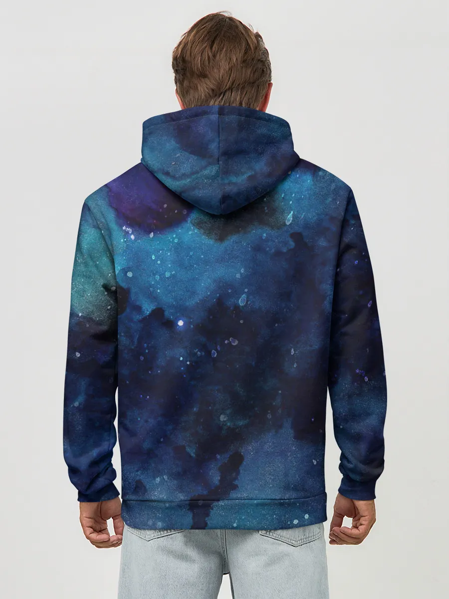 Худи мужской база хлопок / Темнота глубин