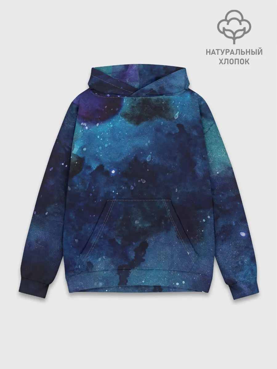 Худи мужской база хлопок / Темнота глубин