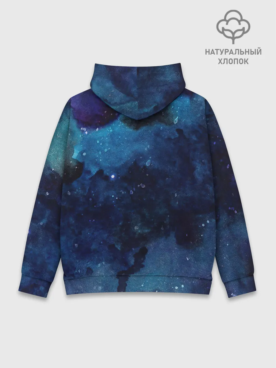 Худи мужской база хлопок / Темнота глубин