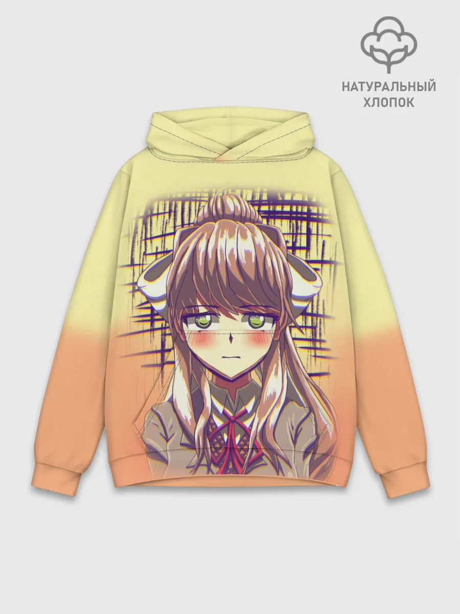 Худи мужской база хлопок / Game Doki Doki Literature Club