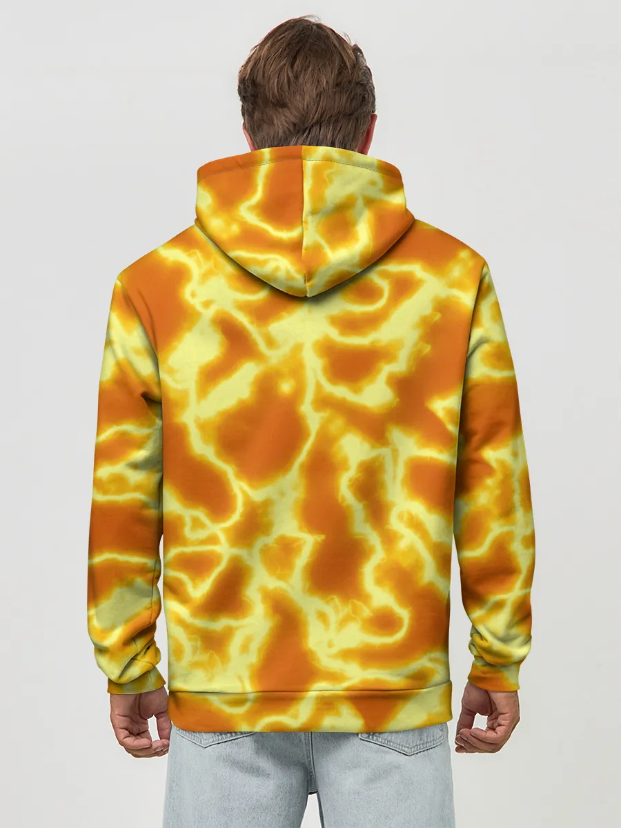 Худи мужской база хлопок / Огненная вспышка