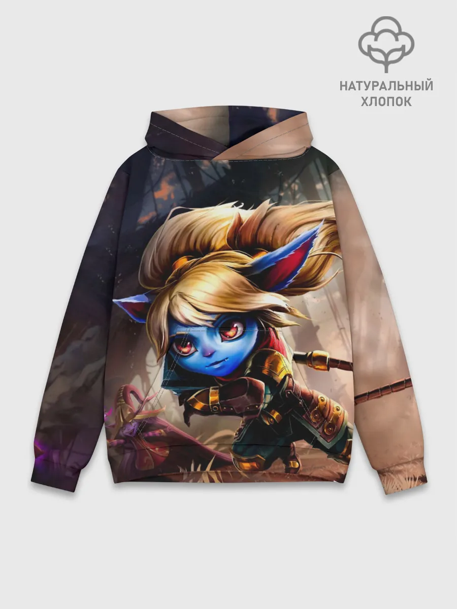 Худи мужской база хлопок / Поппи Хранительница молота